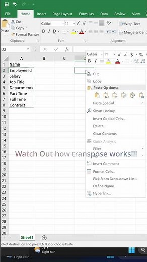 Transpose Like a Pro