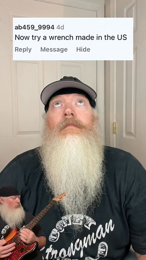 How do you like my hat rack? 😎 #comment #request #wrench #guitar | Chris Rider