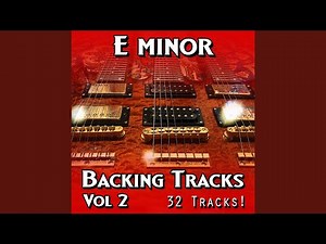 The Metal Ball | Em Guitar Backing track | 110 bpm