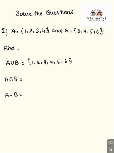 Solve the Questions |Sets | NCERT Maths Solutions