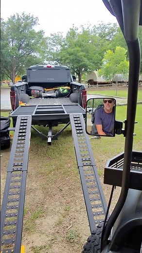 How we Flat Tow our Truck and Golf Cart. #rvlife