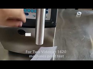 Still guessing how the Videojet 1620 machine printed the test? Click on the video to find out.