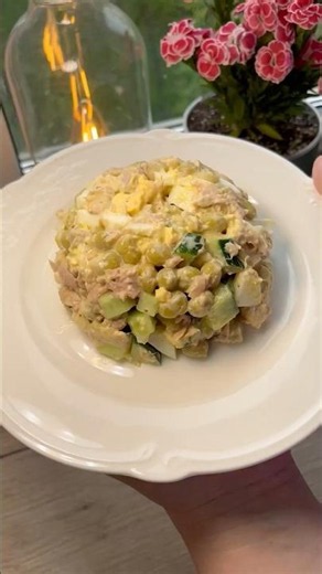 10-Minute Tuna Salad #recipes #food #salad #lunch #dinner #delicious