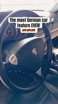 The most German Car Feature EVER!🇩🇪Porsche Cayenne Air Compressor External Supply System! #shorts
