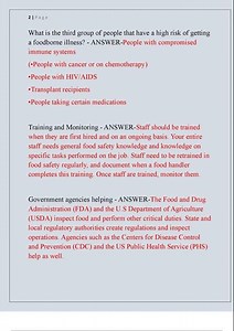 TSC SERVSAFE MANAGER EXAM AND PRACTICE EXAM NEWEST 2025 ACTUAL EXAM COMPLETE 300 QUESTIONS AND CORRE