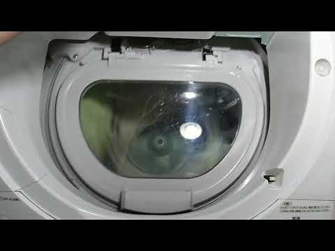 Panasonic洗濯乾燥機 内蓋修繕後 (中身をわざとバランス悪く偏らせて動作)