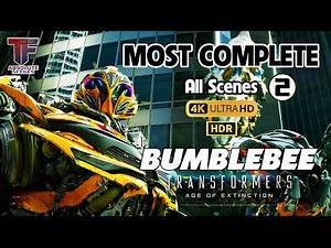 BUMBLEBEE All Scenes IMAX 4K HDR (MOST COMPLETE Part 2) - Transformers: Age of Extinction 2014