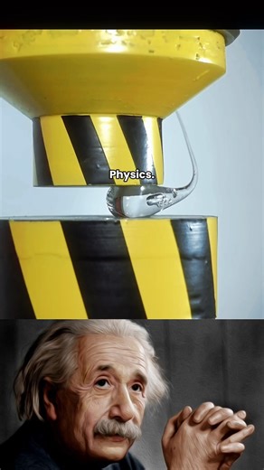 Prince Rupert's Drop vs Hydraulic Press😱Ultimate Destruction Test!#shorts #physics #sigma #ytshorts