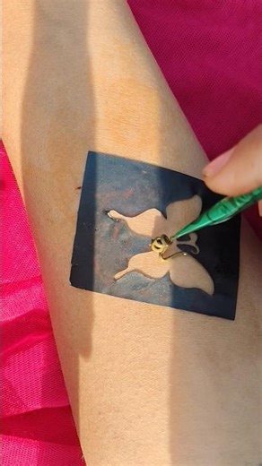 Beautiful butterfly 🦋 tattoo design 😍 #hindisong #ytshorts #mehndi #hennatatto #art #tattooartist