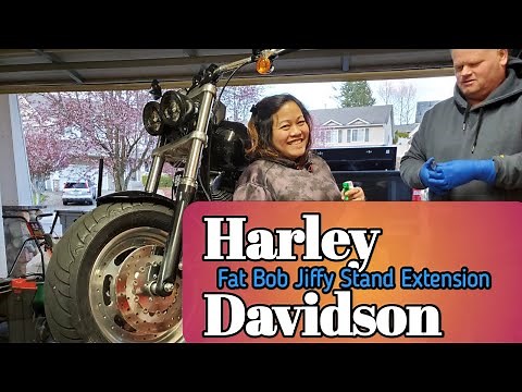 Harley Davidson Fat Bob Jiffy Stand Extension