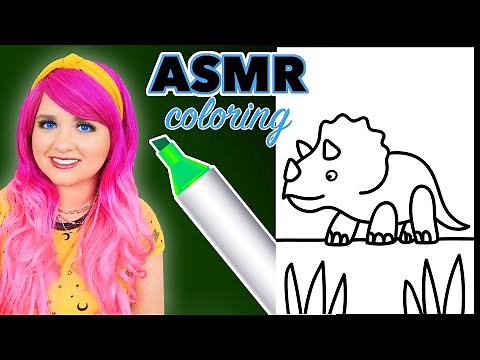 ASMR Coloring for Relaxation and Stress Relief ✨ Calming ASMR Sounds | Kimmi After Dark 🌙