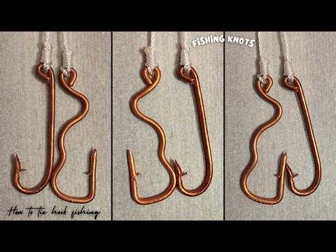 How to tie a loop knot on a fishing hook | best knot for fishing hook