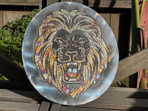 Tig Welding Art “lion” - Etsy