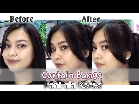 HOW TO CUT YOUR OWN BANGS | CURTAIN BANGS TUTORIAL