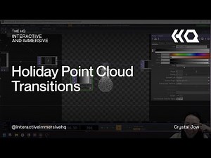 Holiday Point Cloud Transitions - TouchDesigner Tutorial 113
