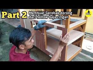 How to make a wheelbarrow from hollow lightweight steel | Part 2
