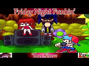Friday Night Funkin' Super High Effort Too Slow Awemix!!! (FNF Mod) Sonic.EXE VS BF