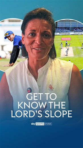 All you need to know about the Lord's slope with Mel Jones 🔎 | Sky Sports Cricket