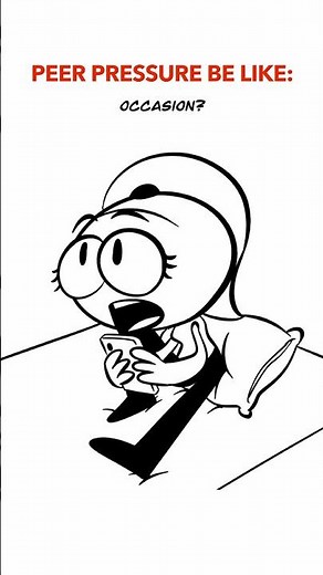 Peer Pressure? 😅 (Animation Meme) #shorts