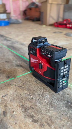 Laying out wafer brackets with the Milwaukee 3 plane laser⚡️ @milwaukeetool . . . . #sparky #electrician #electricalwork #commercialelectrician #electriciantools #tools #bluecollar | Colin.does.electric