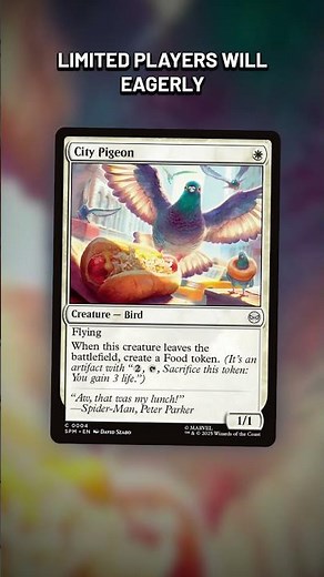 Why You Should Be Picking City Pigeon Highly in MTG Marvel's Spider-Man Limited