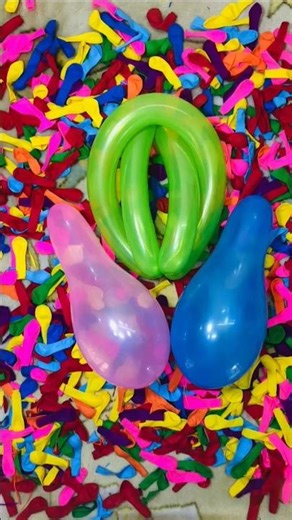 Pop Sound Effect No Copyright Popping Balloons To Make Slime 🎉🎵🎈 #viral #funny #satisfying