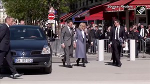 France's Macron takes Danish royals to a visit of Paris' Notre-Dame