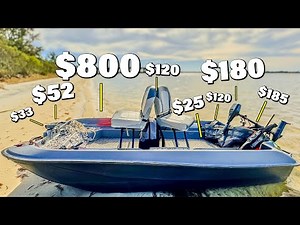 TOTAL Cost of My Tiny Boat Build | Custom Pond Prowler