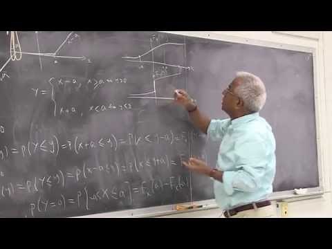Pillai_Probability " Functions of One Random Variable (Part 1 of 4) "