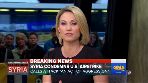 Syrian officials call US military strike an 'aggression'