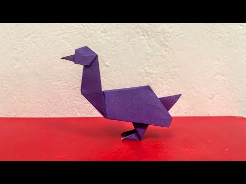 Origami Goose Paper | How to make Goose Easy | Origami Tutorial