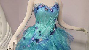 With our Simplicity Patterns #8629, the organza overlays are tacked to the corset with pearls and flowers. This video shows the process. Buy your copy of the pattern here: (http://www.simplicity.com/simplicity-pattern-8629-misses-costume/S8629.html) | Firefly Path