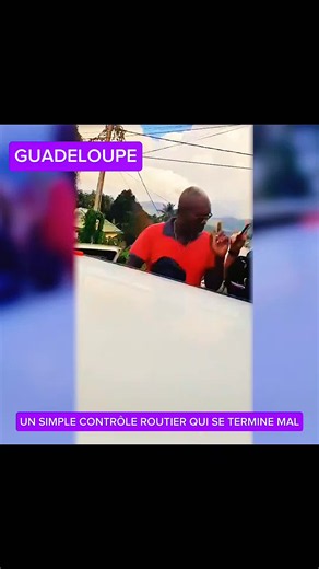 GUADELOUPE : UN SIMPLE CONTRÔLE ROUTIER SE TERMINE MAL. #route #971 #guadeloupe #CONTROLE