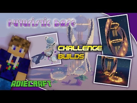 Minecraft Futuristic Base - Easy Futuristic Base - Minecraft Alien Base - 1.14+ - Step by step build