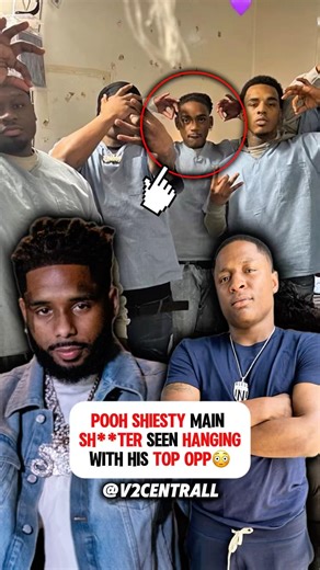 Pooh Shiesty Main Sh**ter Seen Hanging With His Top Opp😳 #memphis #poohshiesty