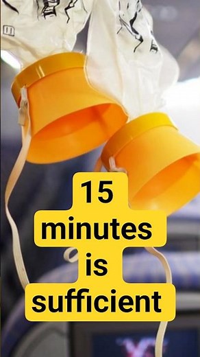 Airplane Oxygen Masks Only Last 15 Minutes #aviationfacts #airplane #aviation