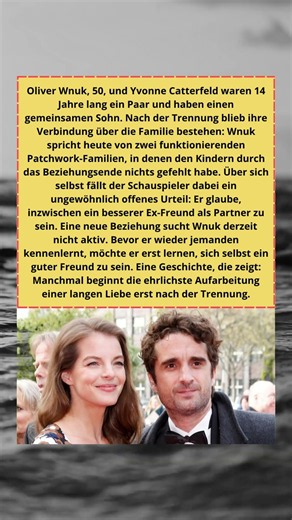 „Ich bin ein besserer Ex-Freund“: Oliver Wnuk spricht über die Trennung von Yvonne Catterfeld