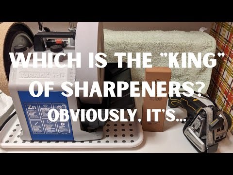 The best sharpener? Tormek T8, Work Sharp Ken Onion Knife and Tool Sharpener, KDS 1000 Grit Stone