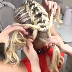 The Four Strand Knot Braid !!! By: Sweethearts Hair Design | MetDaan