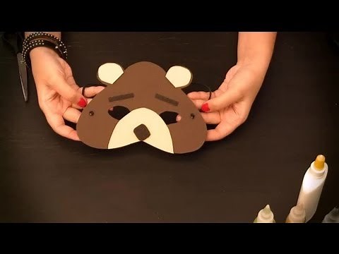 Cómo hacer un antifaz de oso : Antifaces de animales para niños