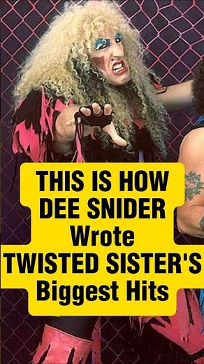 Story Behind Twisted Sister's HITS by Dee Snider #glam #classicrock #rocknroll