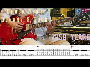 [1958년]Chuck Berry - Johnny B Goode (TAB)