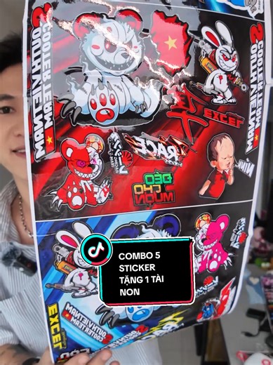 Combo 5 Logo Stickers for Your Motorcycle