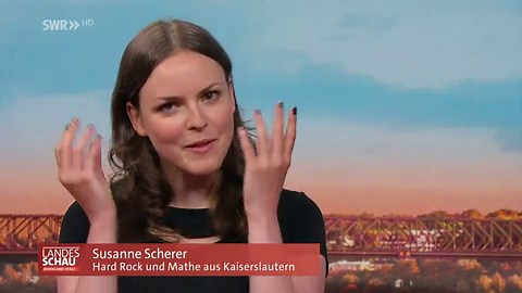 Landesschau Rheinland-Pfalz: Youtuberin Susanne Scherer zwischen Hardrock und Mathematik