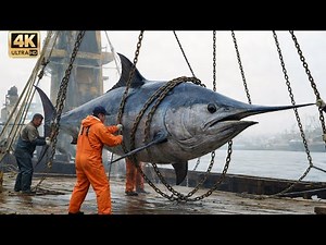 How Fisherman Can Make Up To $430,000 In 7 Days? | Giant Swordfish Fishing (Deep Sea Creatures)