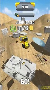 Construction Ramp Jumping - Stage 01 #shorts