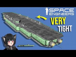 This Carrier Ship Has a Quirky Design Feature, Space Engineers