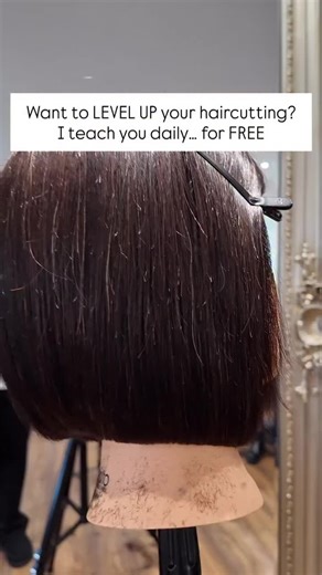 Hairdressers… if you want cleaner lines, better technique, and more confidence behind the chair… you’ve just found your new daily learning spot. I post quick, practical haircutting tips every single day to help you: ✂️ Improve your fundamentals ✂️ Build consistency ✂️ Understand tension, elevation & overdirection ✂️ Level up your sectioning,and cutting skills ✂️ Feel more confident with every client who sits down No fluff. No gatekeeping. Just real education to help you get better… FOR FREE.