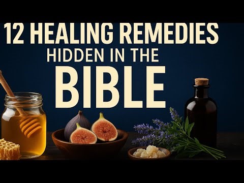 12 Natural Healing Secrets Found in Scripture. #christianfaith