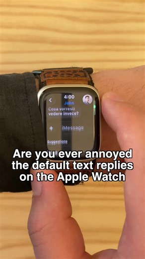 By far the easiest way to text from your #AppleWatch …just hit a single button to send a canned message!
